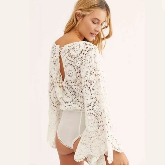 Free People  Desert Daze bodysuit Size Medium - Picture 1 of 12